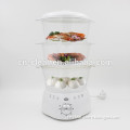 Colorful stackable plastic food steamer